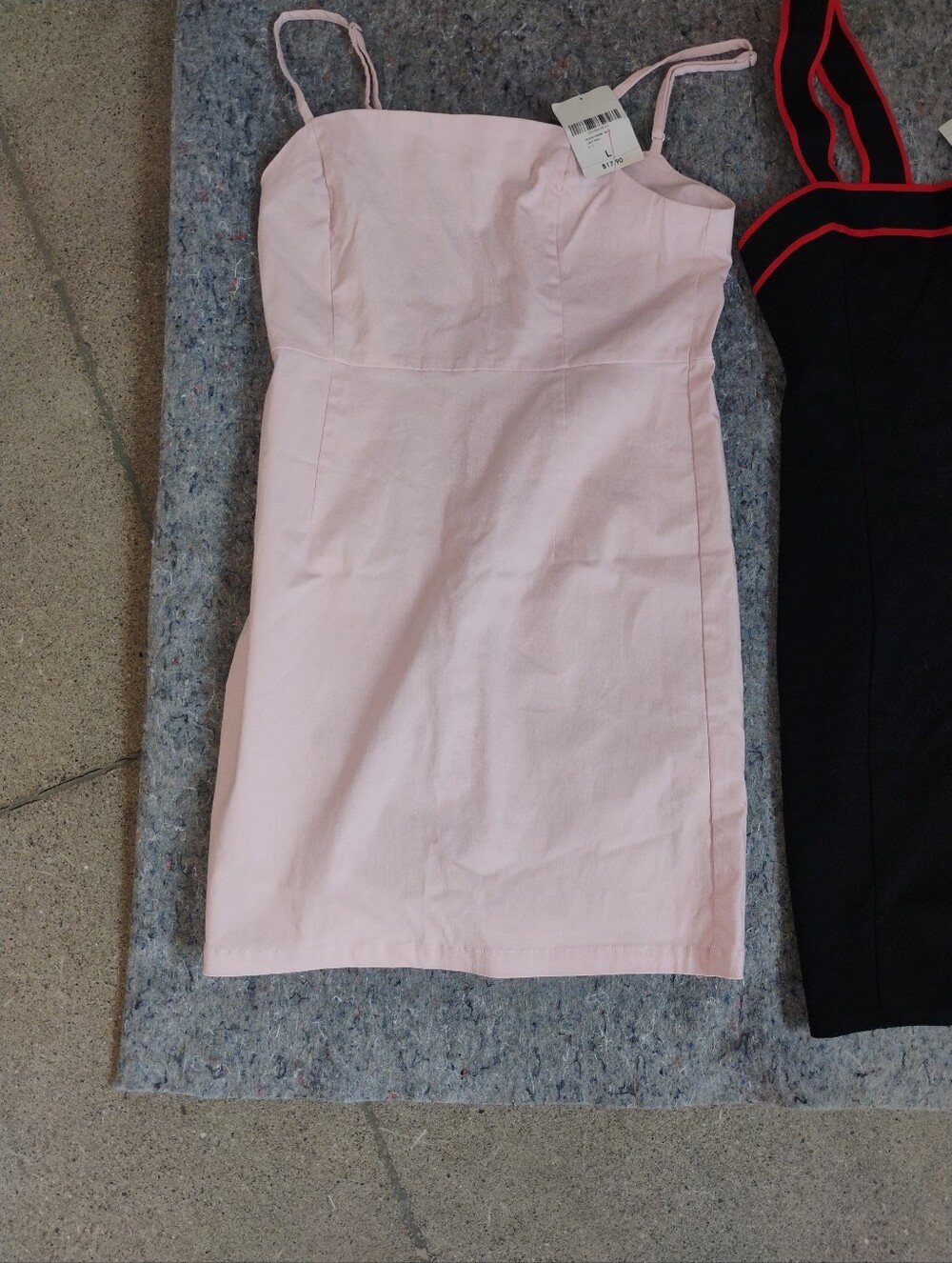Forever 21 Bundle Light Pink Spaghetti Strap Mini Dress And Black In Red Dress - Picture 3 of 6